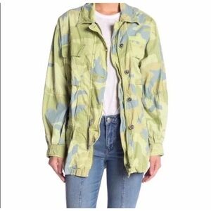 Free People Camo Field Jacket